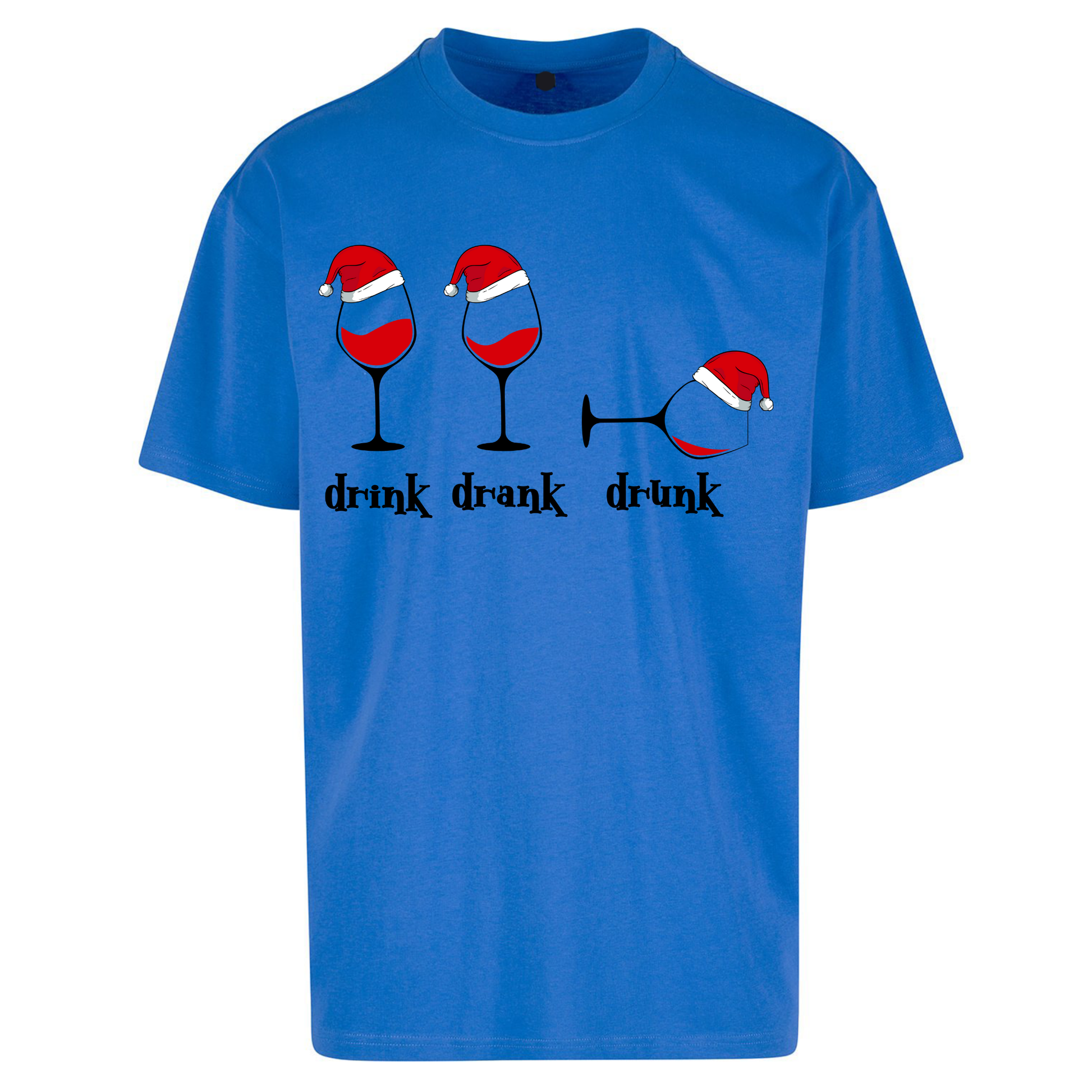 Drink Drank Drunk Oversized T Shirt