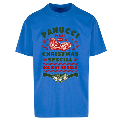 Panucci Pizza Christmas Special Christmas Oversized T Shirts