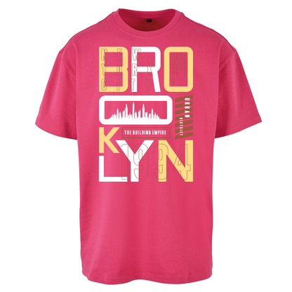 Brooklyn New York Urban District Oversized T Shirts