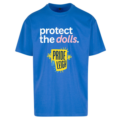 Protect The Dolls Slogan Oversized T Shirts