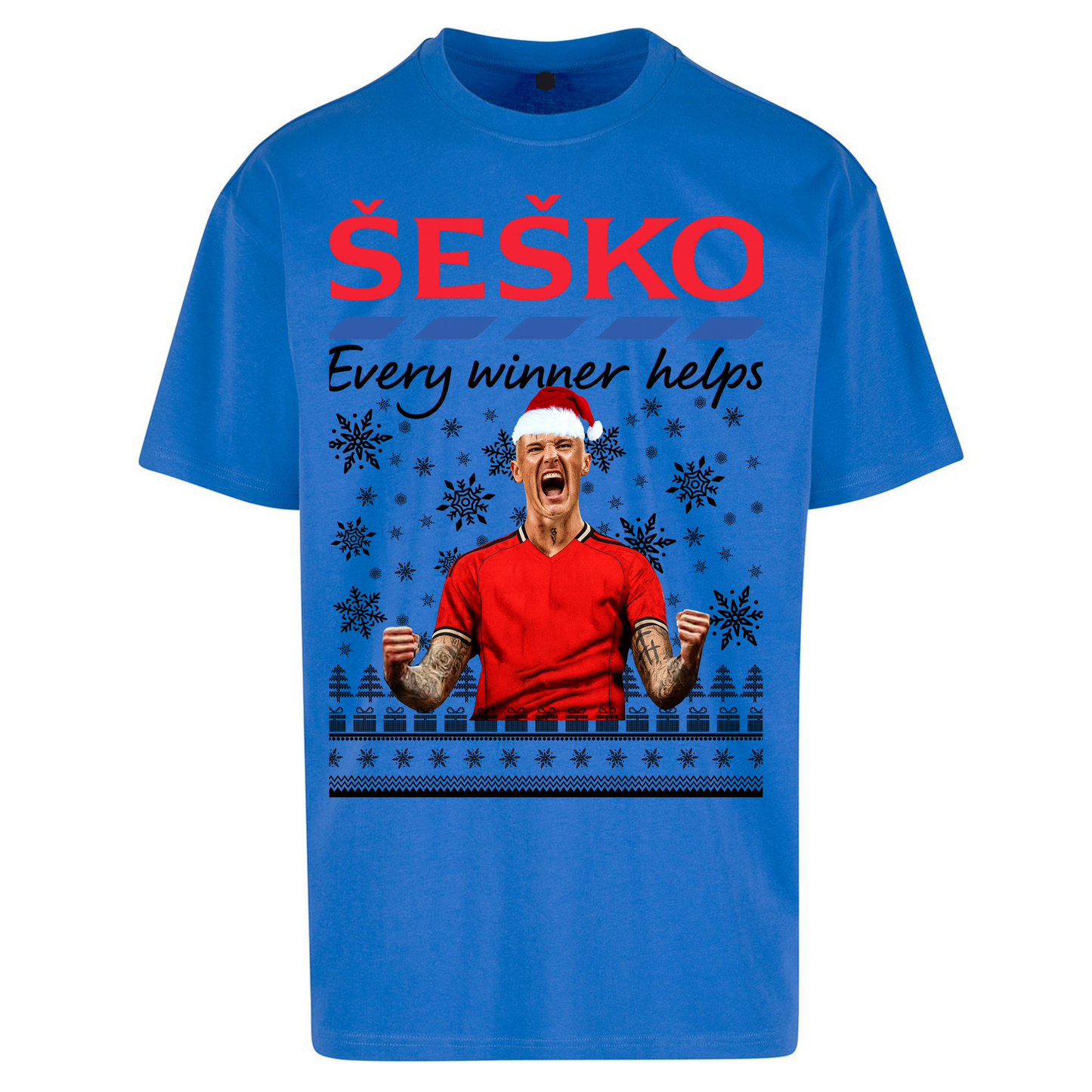 Benjamin Sesko Christmas Oversized T Shirt