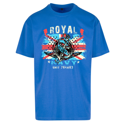 Royal Navy Glory Unit 764H83 Oversized T Shirts