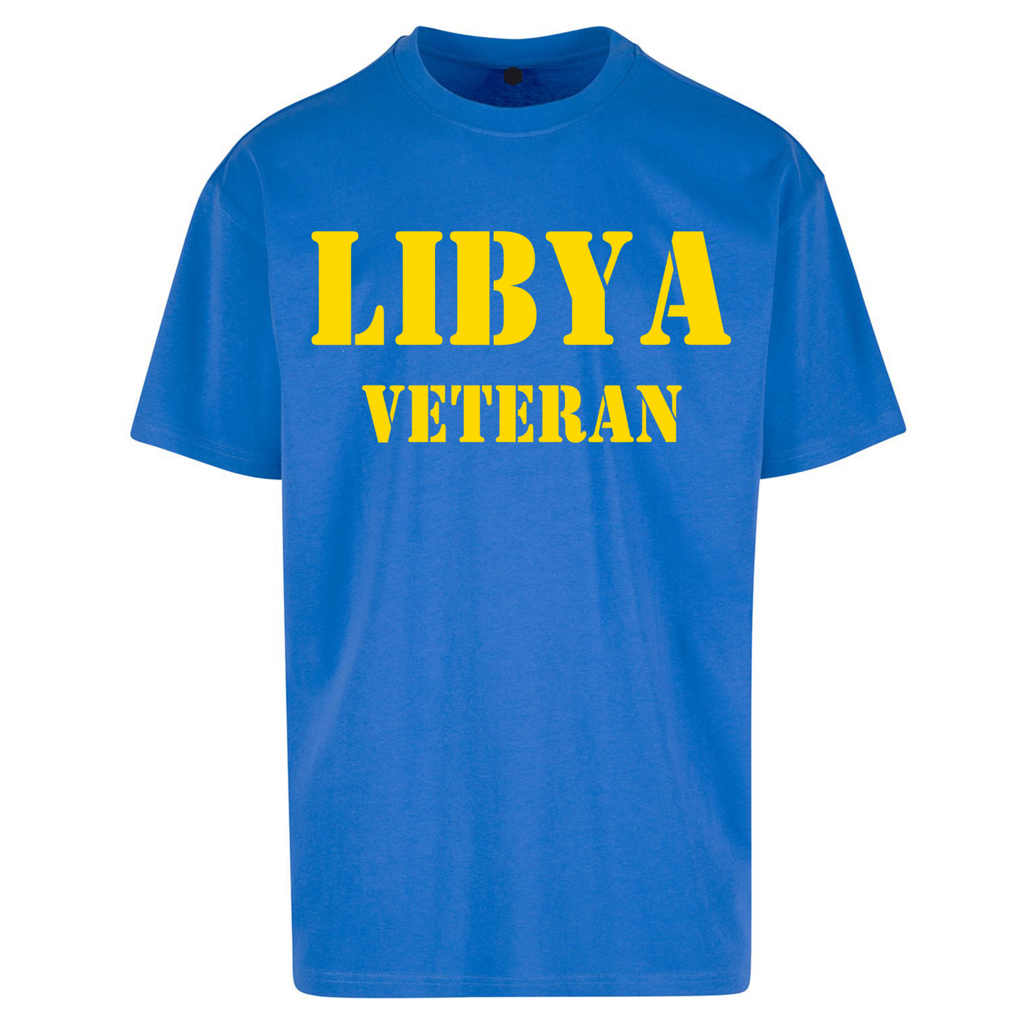 Libya Veteran Oversized T Shirts