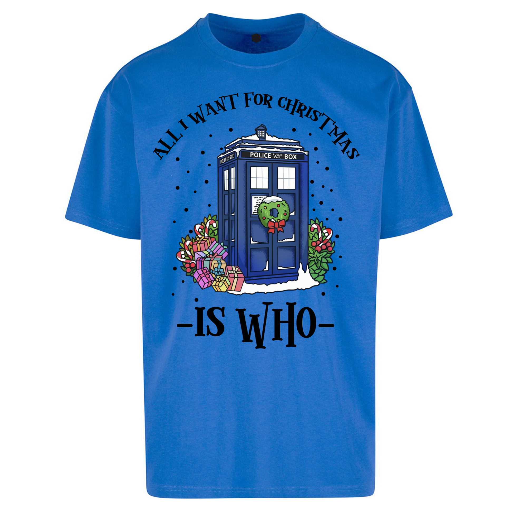 Dr Who Christmas Oversized T Shirts