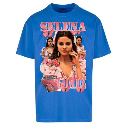 Selena Gomez Pink Oversized T Shirts