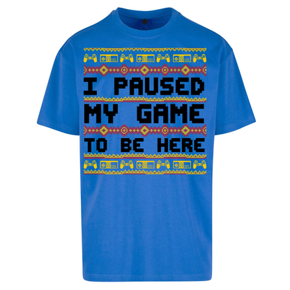 Paused My Game Oversized T Shirt