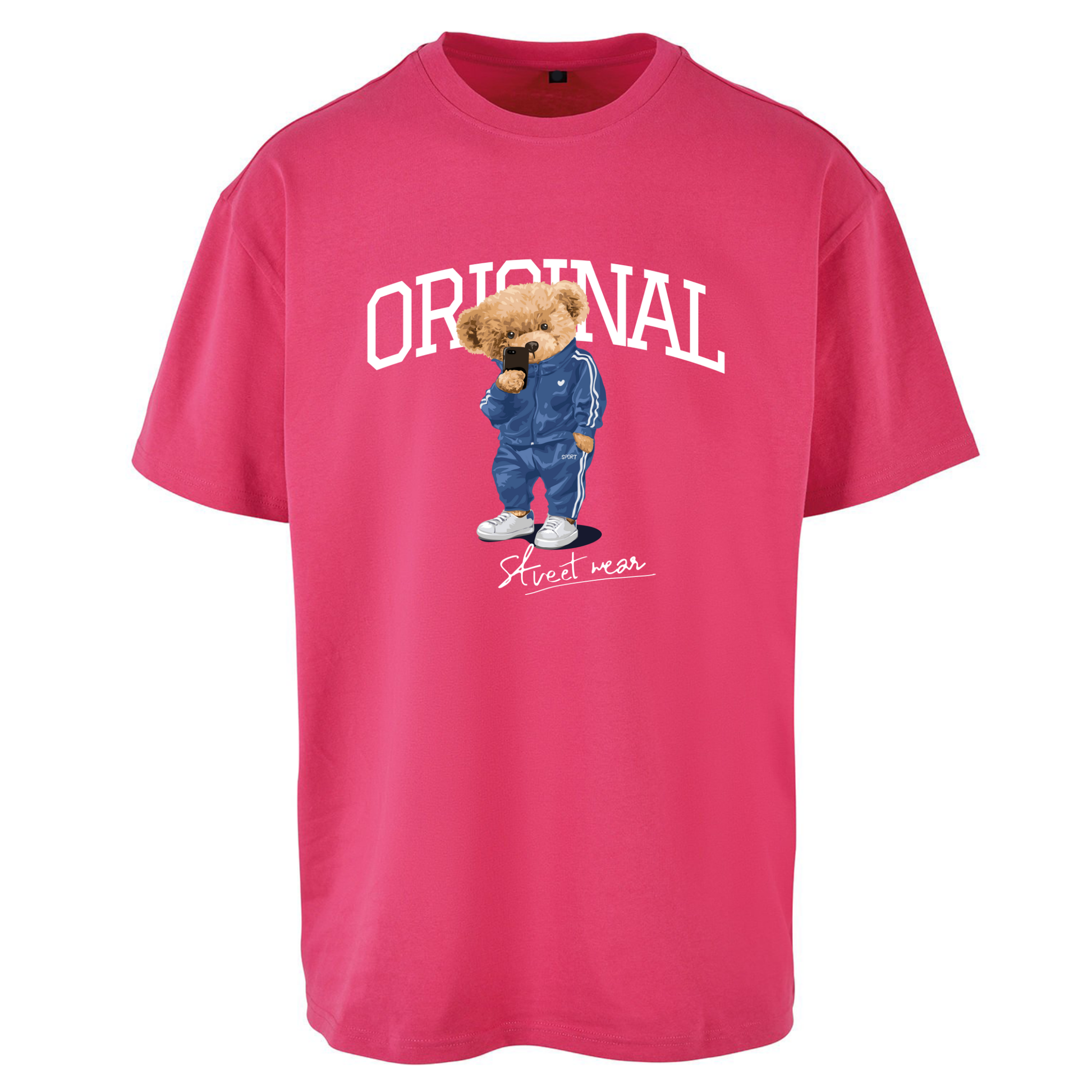 Teddy Bear Original Streetwear Oversized T Shirts