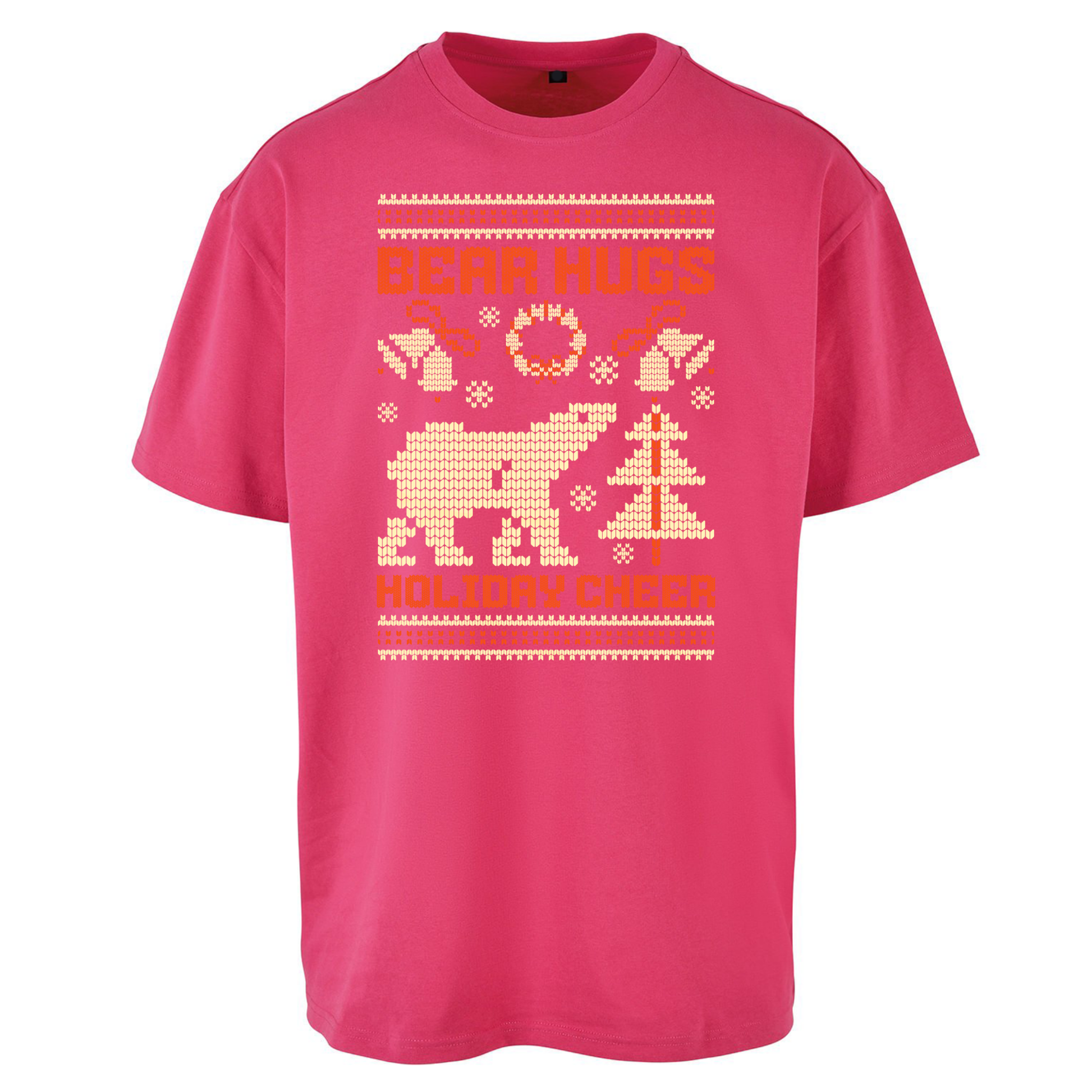 Bear Hugs Holiday Cheer Oversized T Shirts
