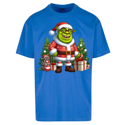 Shrek Santa Claus Presents Oversized T Shirts