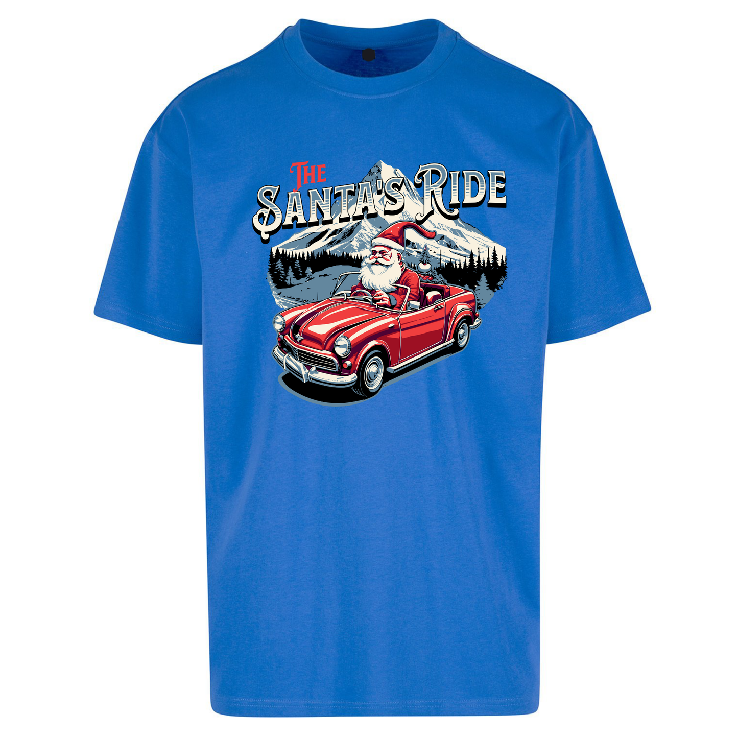 The Santas Ride Christmas Oversized T Shirts