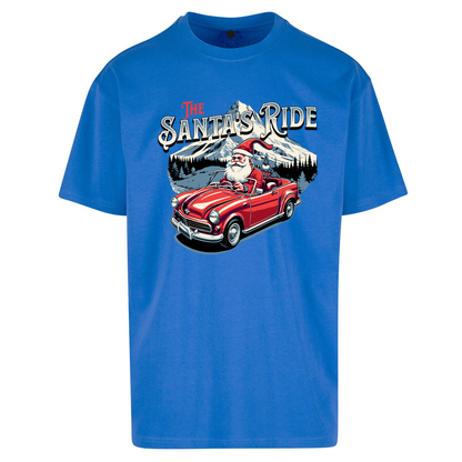 The Santas Ride Christmas Oversized T Shirts