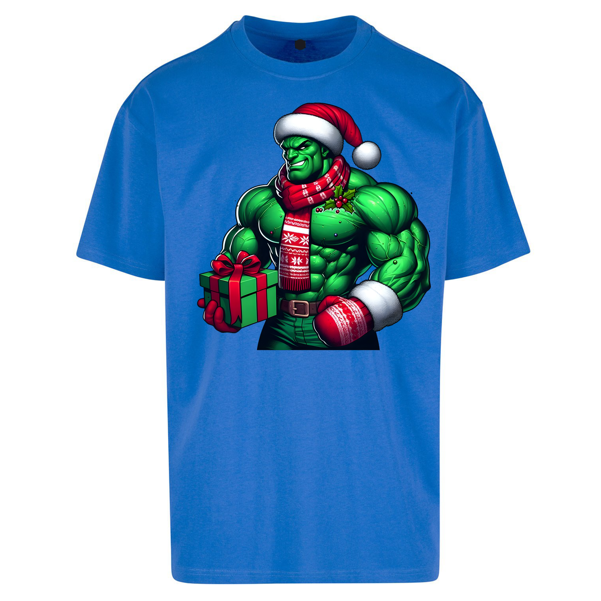 The Hulk Santa Oversized T Shirts