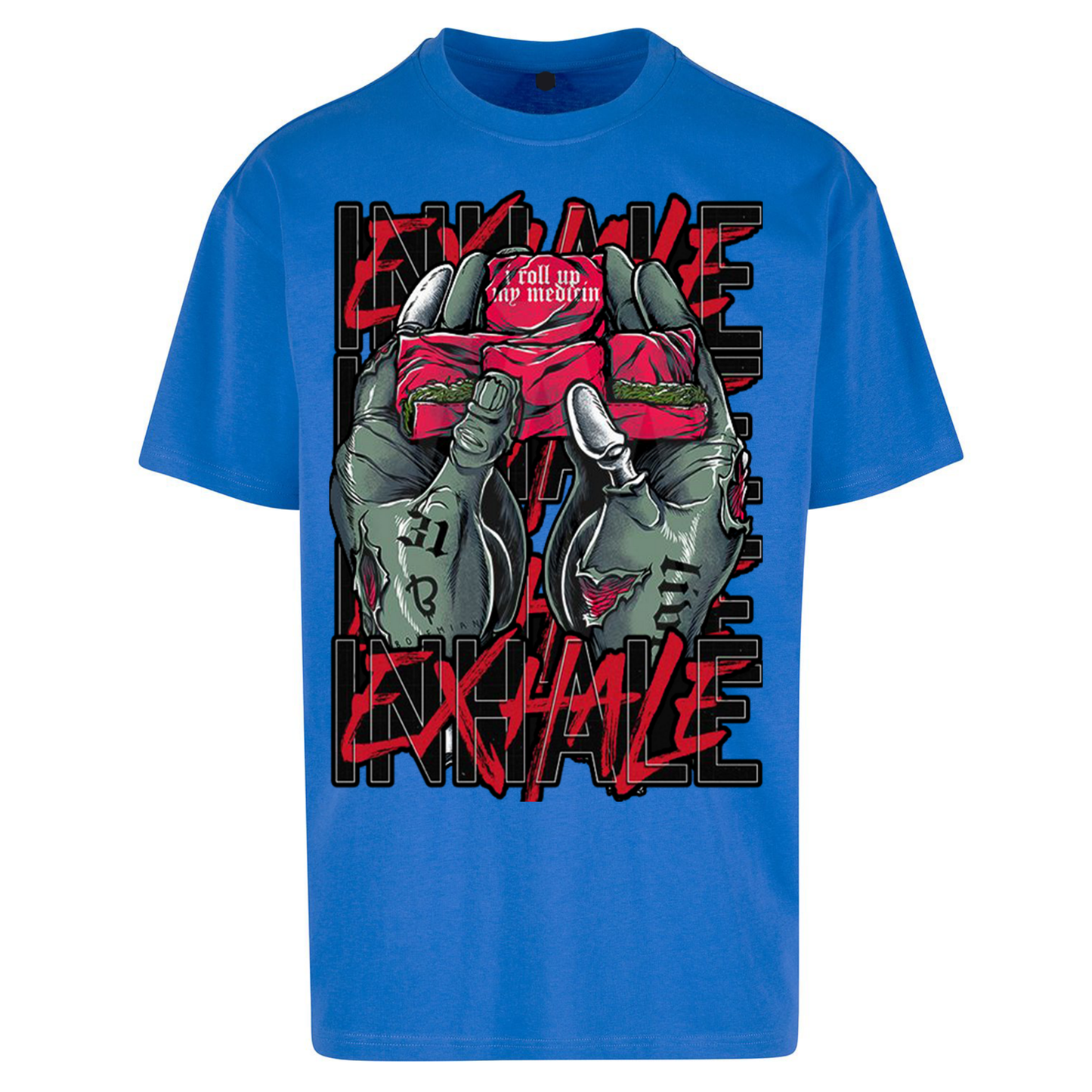 Inhale Exhale Oversized T Shirts