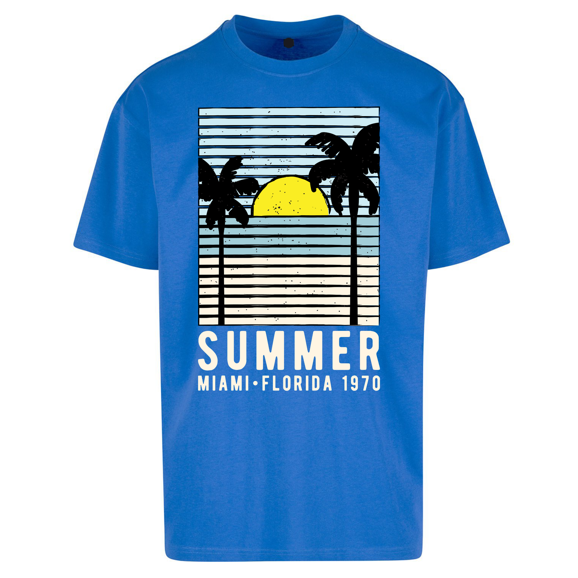 Summer Miami Florida 1970 Oversized T Shirts