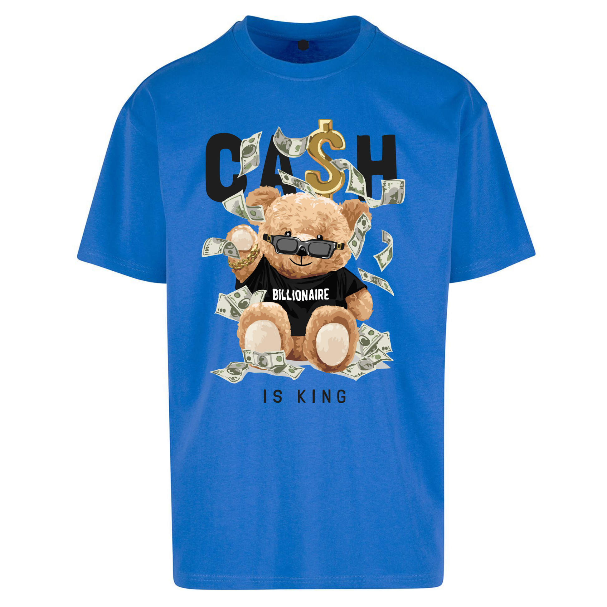 Teddy Bear Billionaire Streetwear Oversized T Shirts