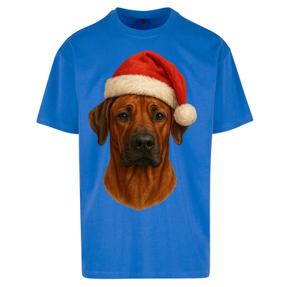 Rhodesian Ridgeback Christmas Oversized T Shirt