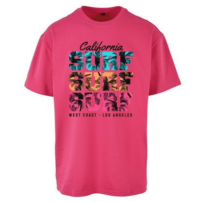 California Surf Surf Surf Oversized T Shirts
