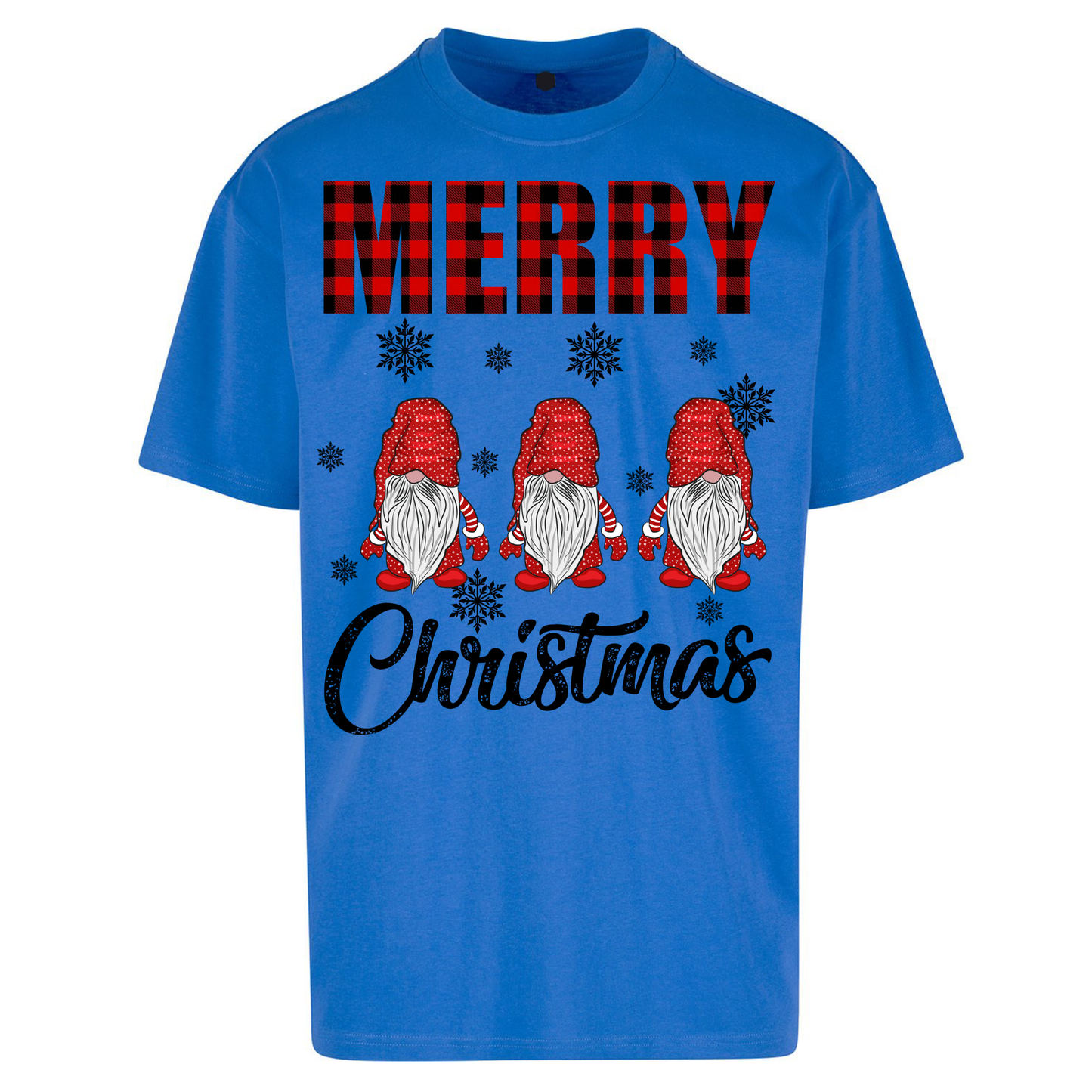 Merry Knomes Christmas Oversized T Shirt