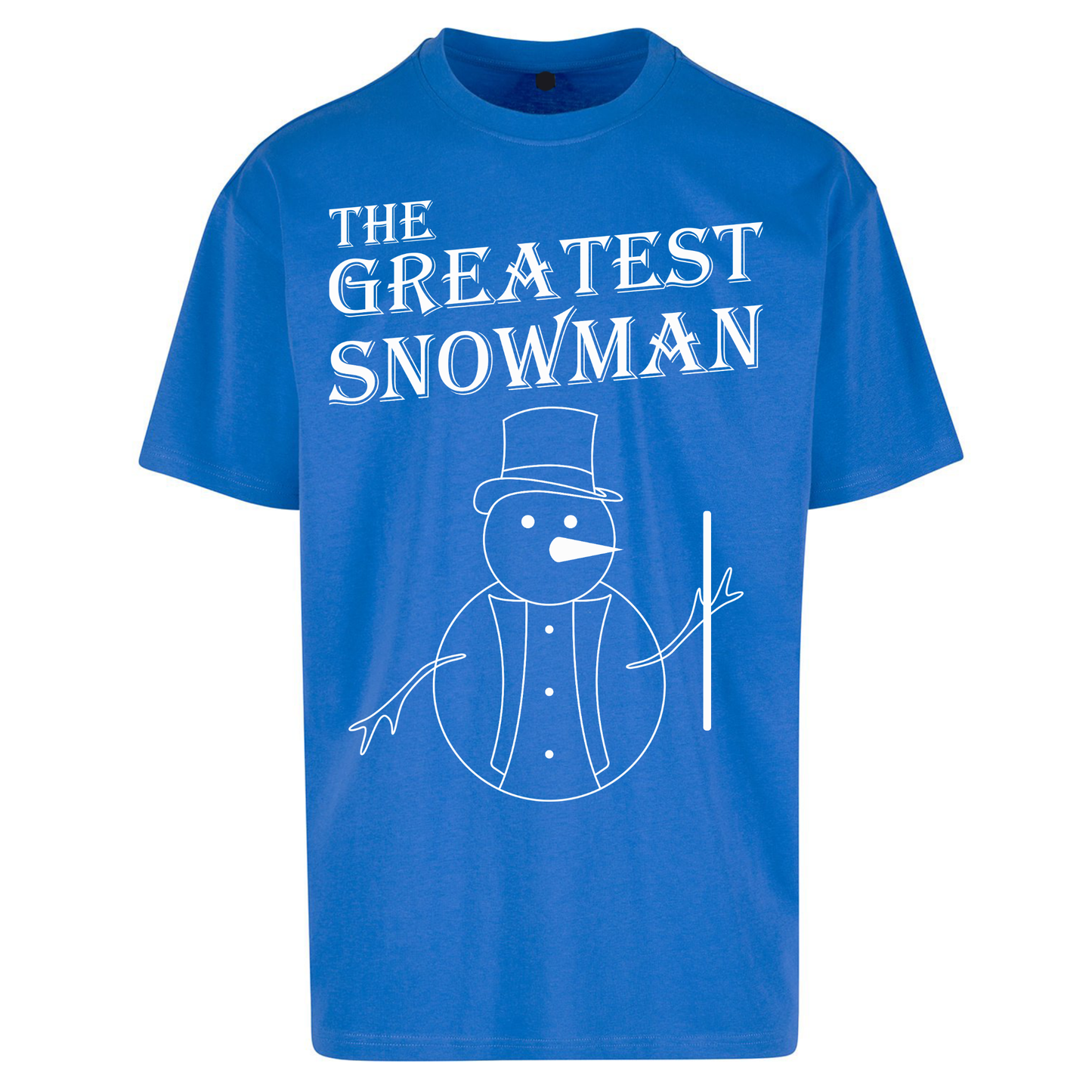 The Greatest Snowman Christmas Oversized T Shirts