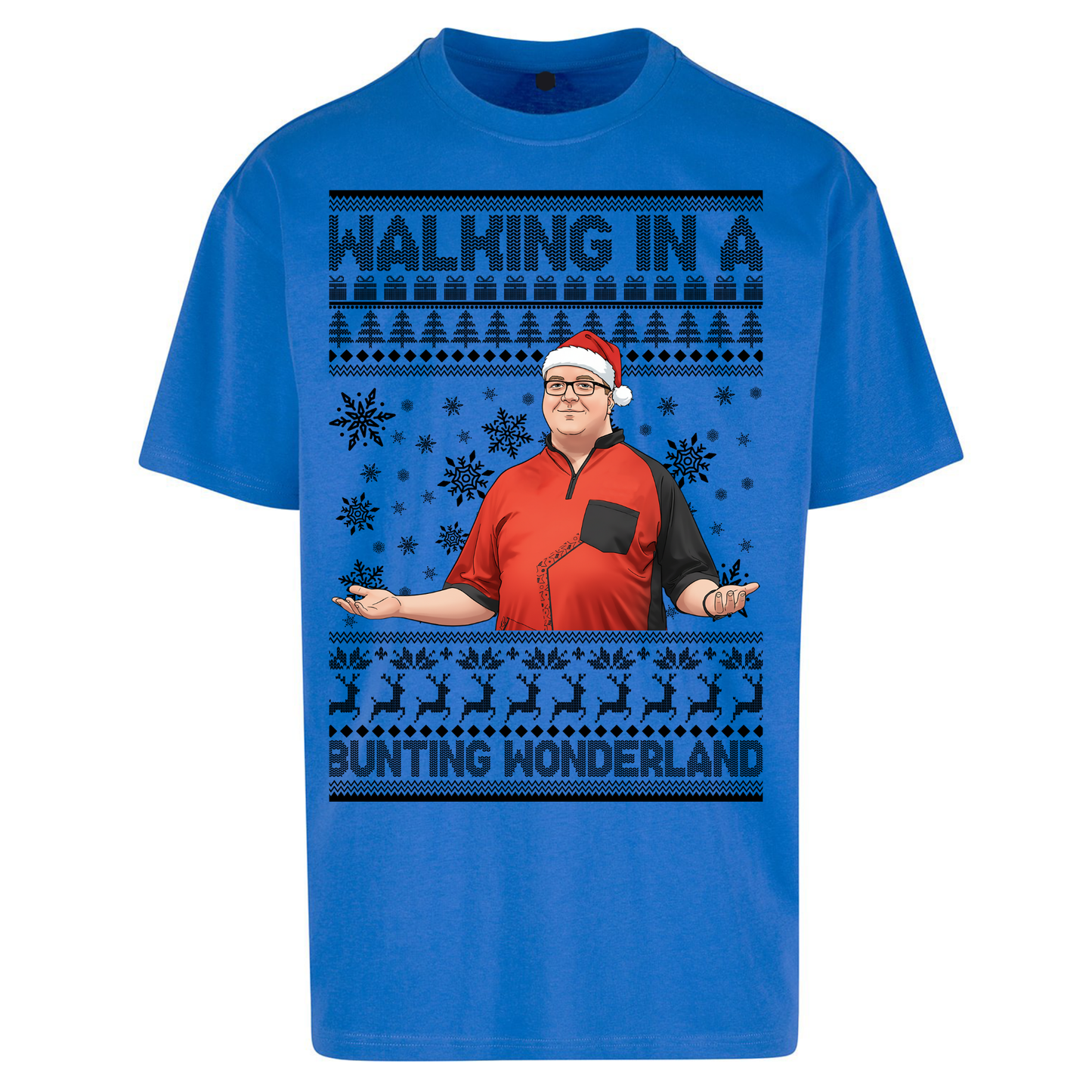 Bunting Wonderland Oversized T Shirt