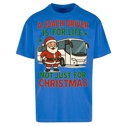 Coach Driver Christmas Oversized T Shirts