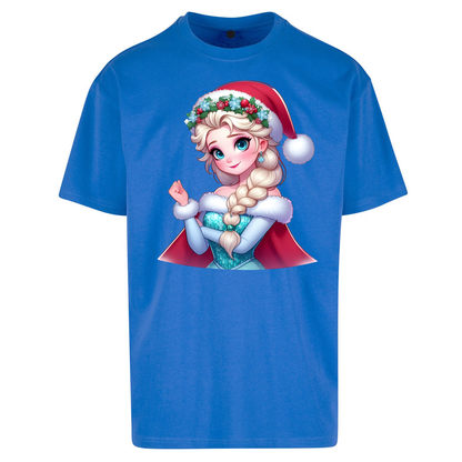 Elsa Frozen Santa Oversized T Shirts