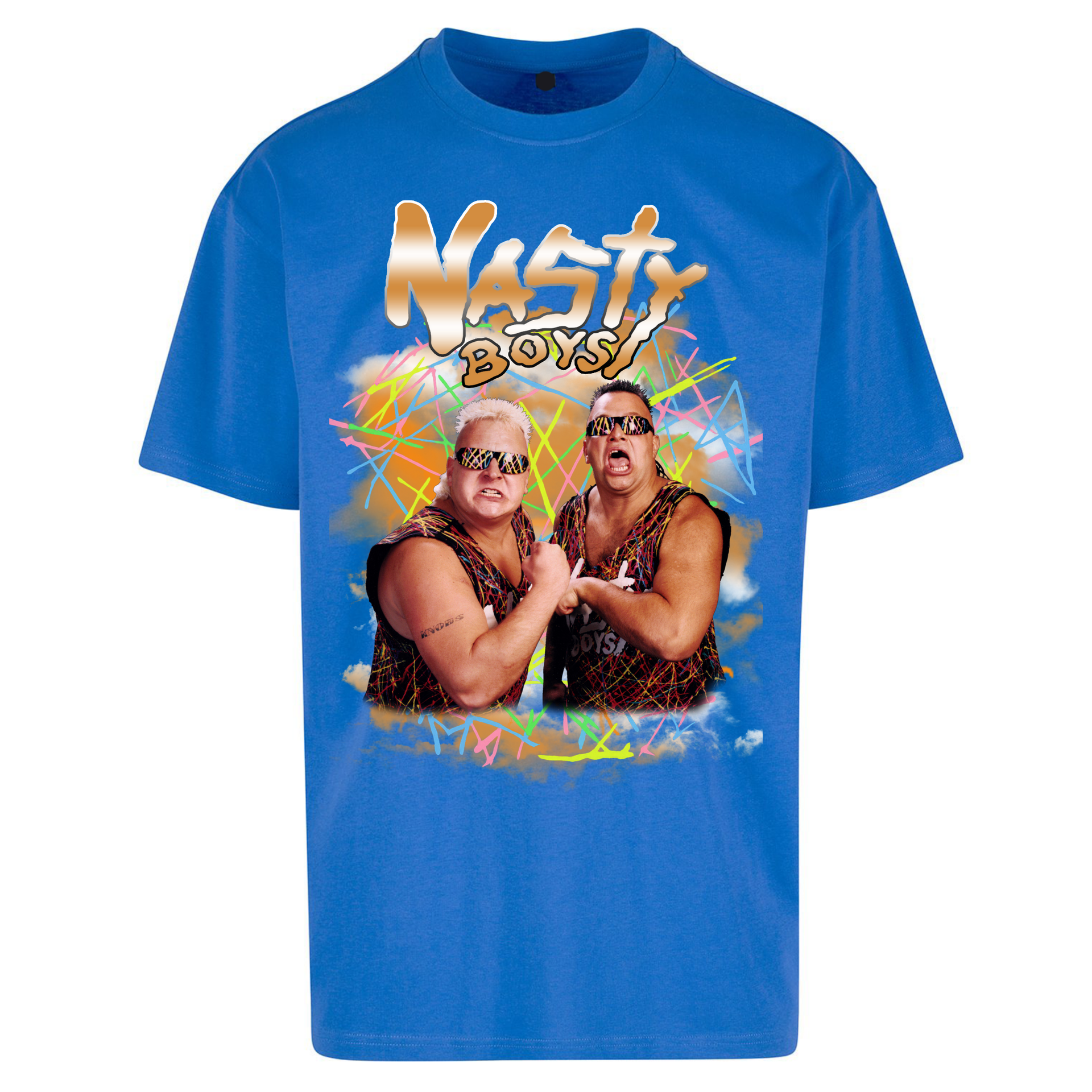 Nasty Boys Oversized T-Shirt Wrestling Streetwear Tee – Spoofytees
