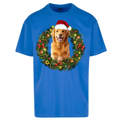 Dog Christmas Oversized T Shirts