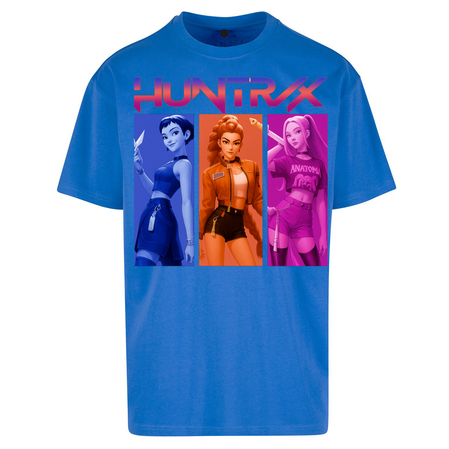 Kpop Demon Hunters Huntrix Oversized T Shirts