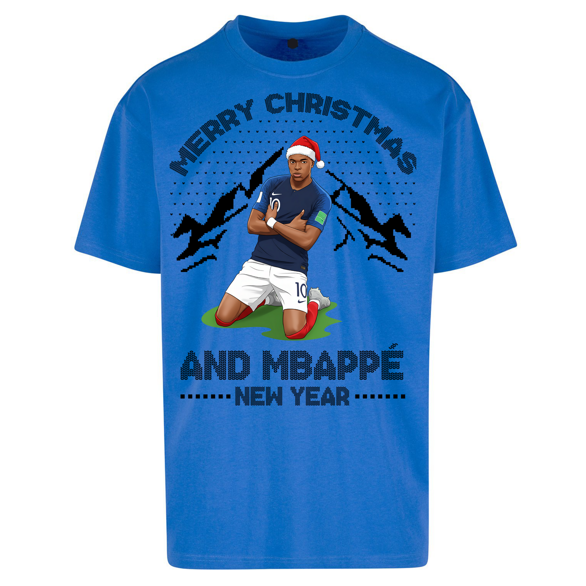 Mbappe Christmas Oversized T Shirt