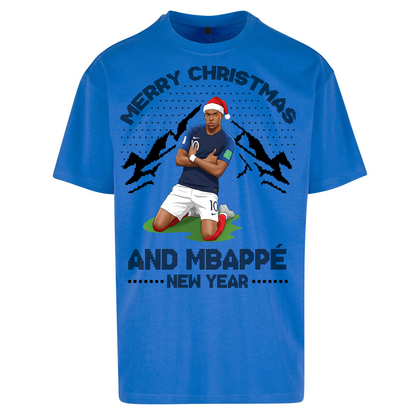 Mbappe Christmas Oversized T Shirt