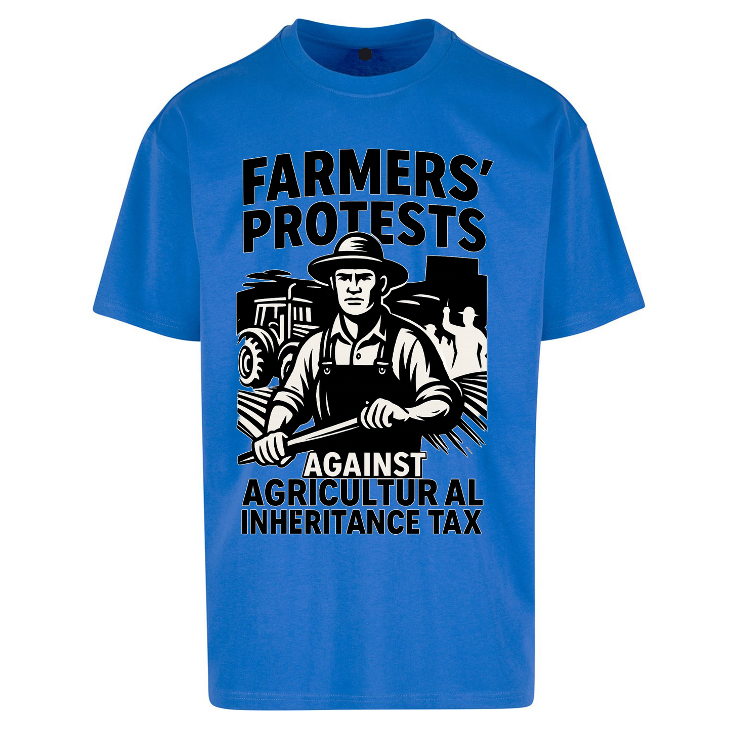 Farmers’ Protests Against Agricultural Inheritance Tax Oversized T Shirts