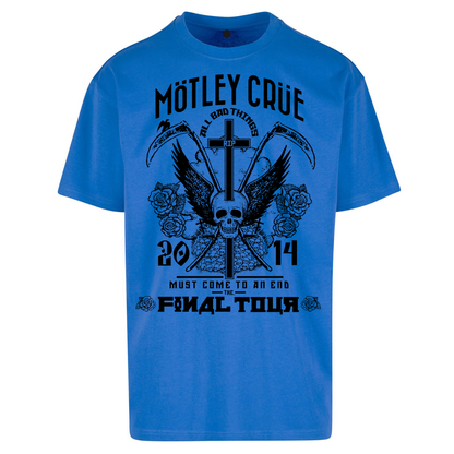 Motley Crue All Bad Things Oversized T Shirts