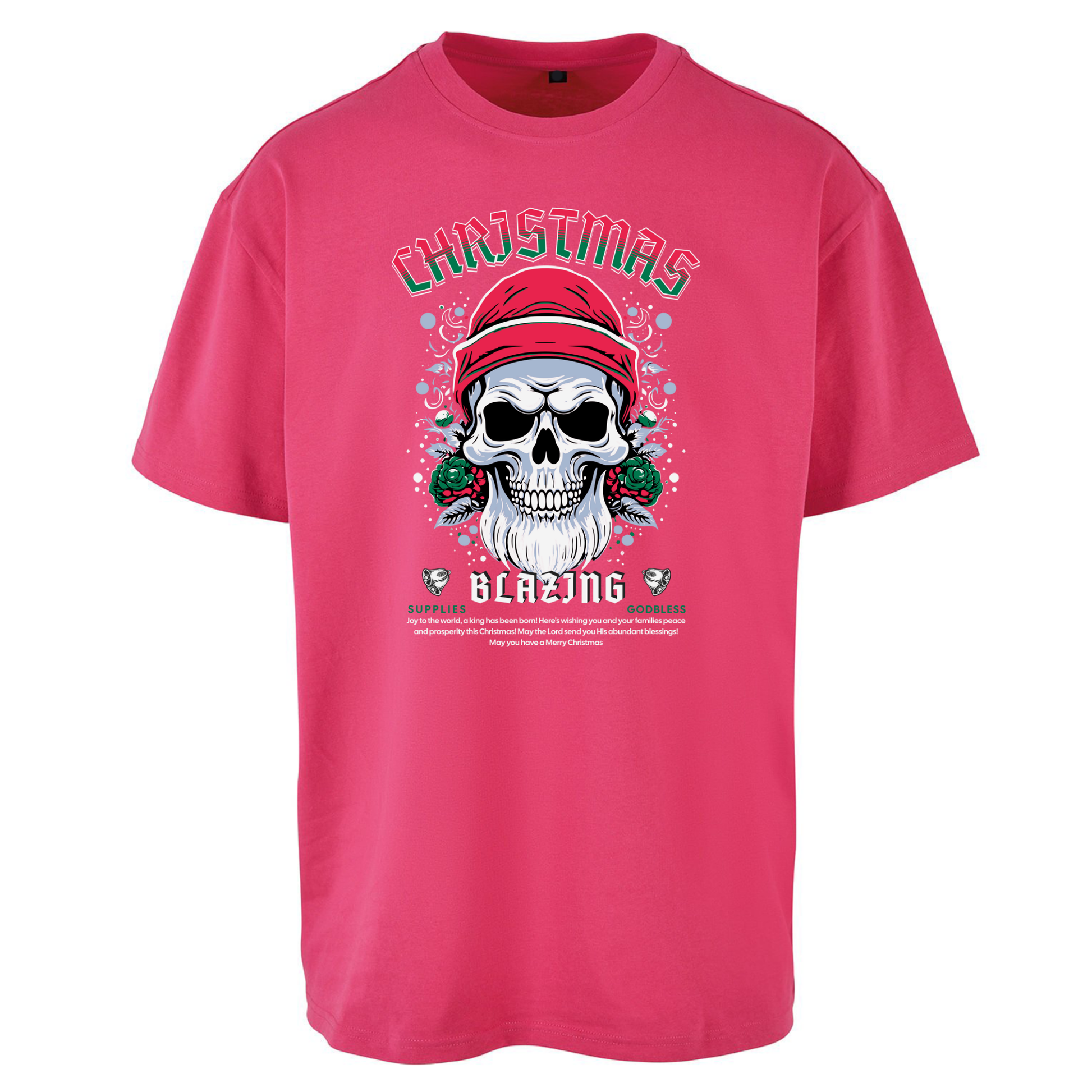 Christmas Blazing Oversized T Shirts