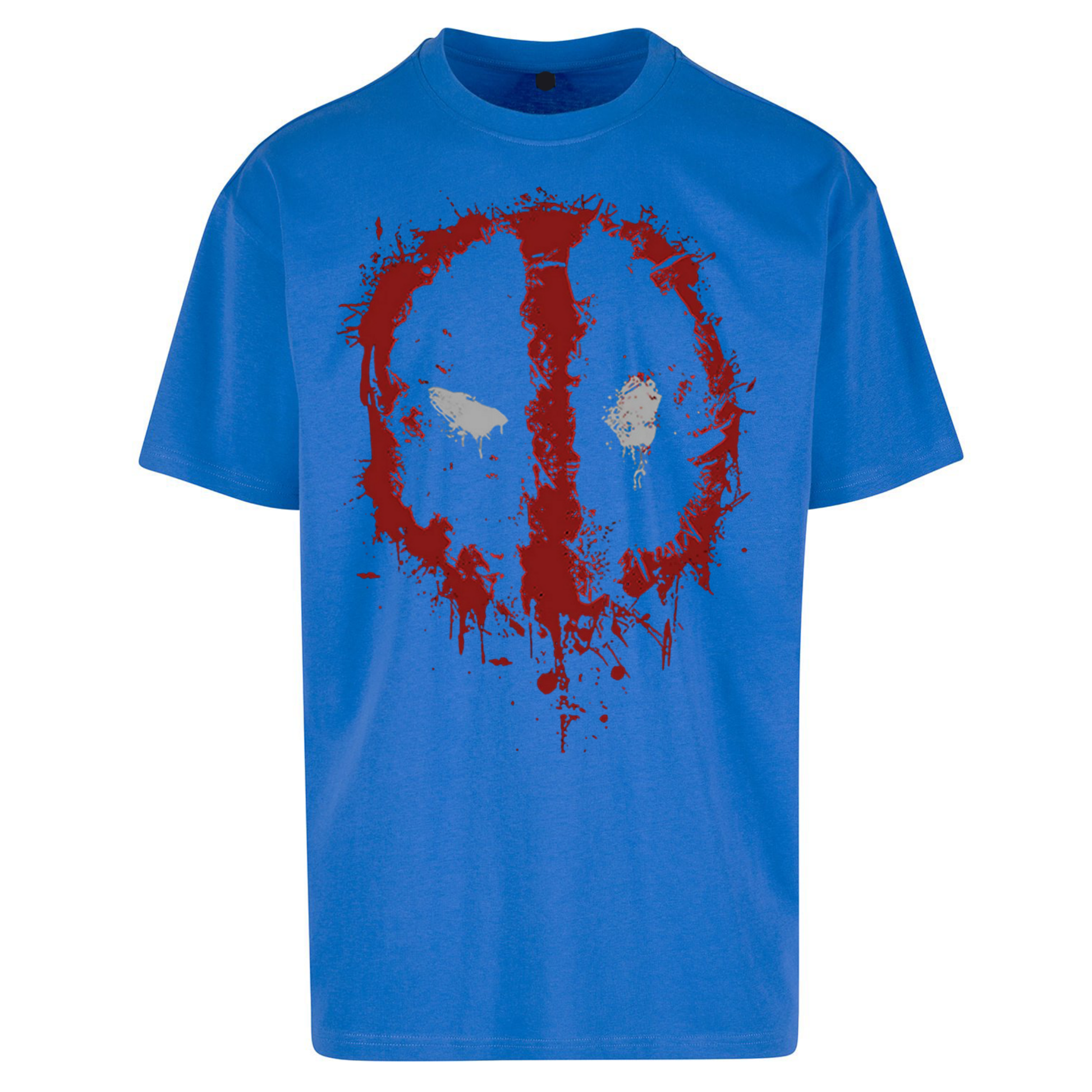 Marvel Deadpool Splatter Icon Oversized T Shirts