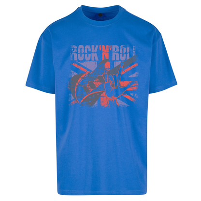 Rock N Roll Union Jack Oversized T Shirts