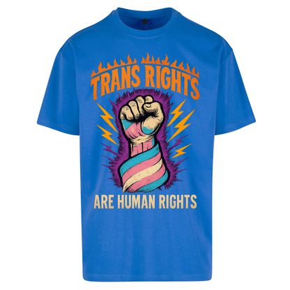 Trans Rights Are Human Rights Oversized T Shirts