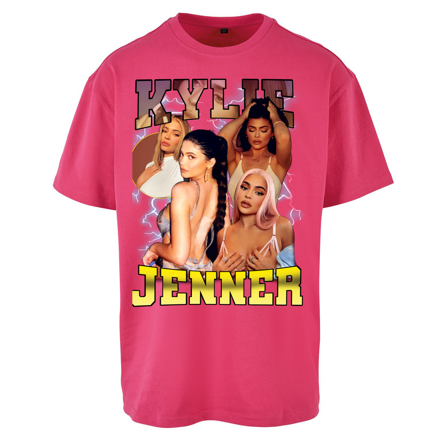 Kylie Jenner Pink Lips Oversized T Shirts