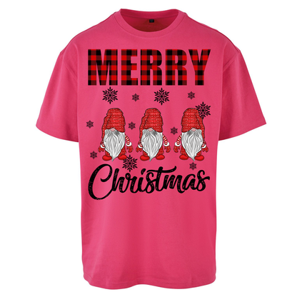Merry Knomes Christmas Oversized T Shirt