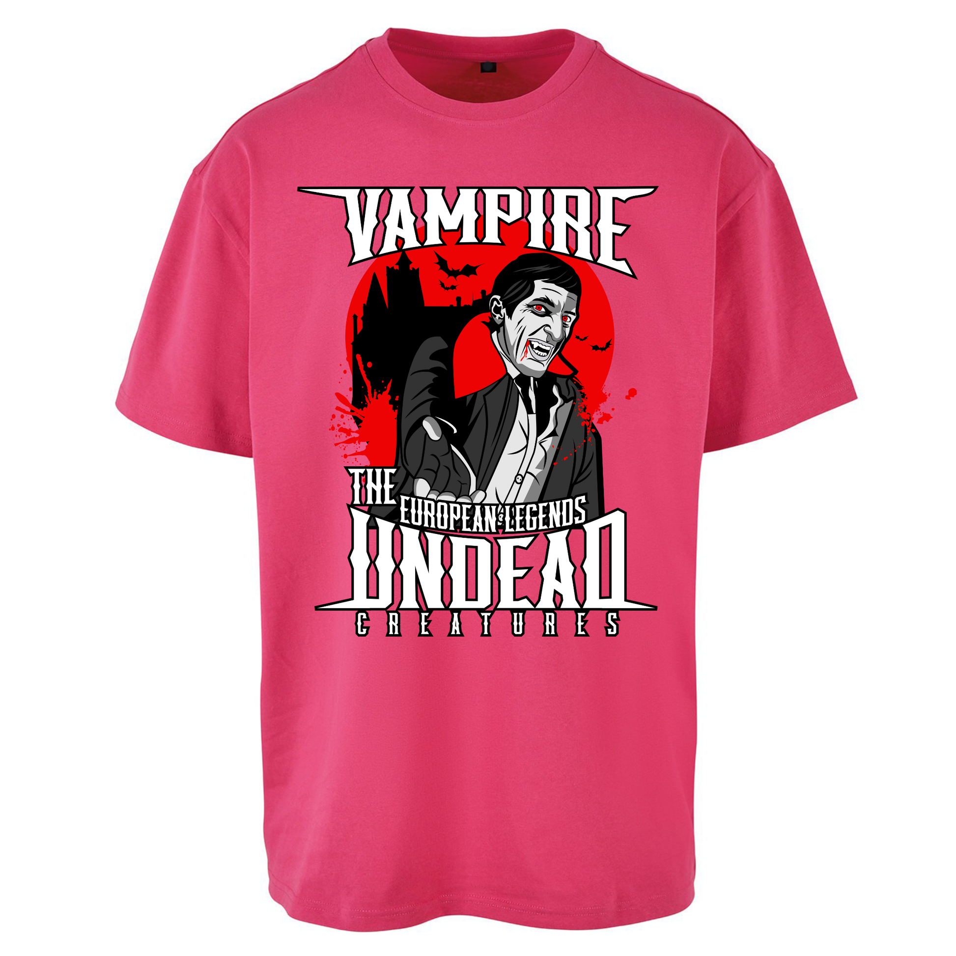 Vampire Undead Oversized T Shirts