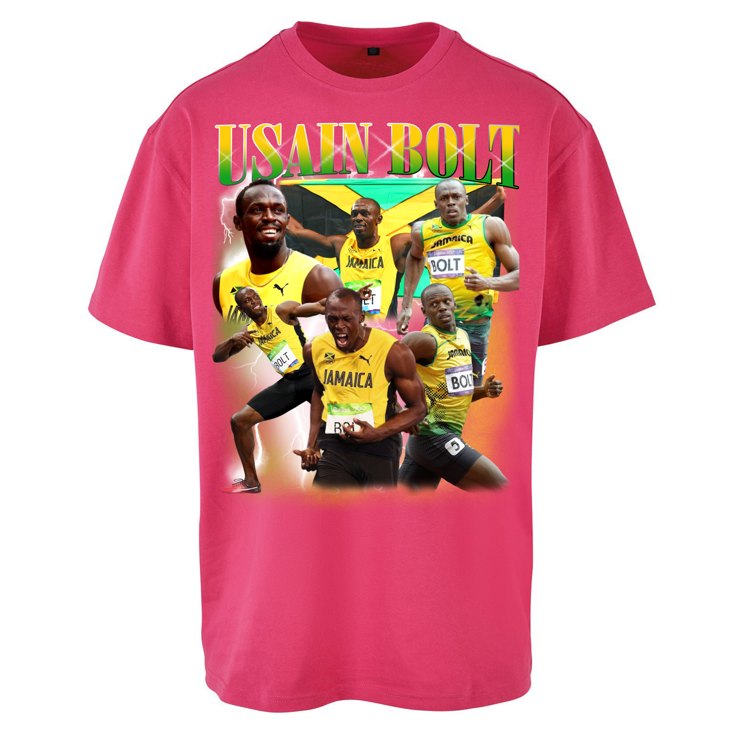 Usain Bolt Oversized T Shirts