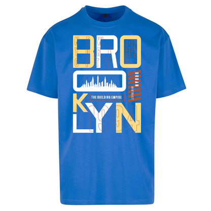 Brooklyn New York Urban District Oversized T Shirts