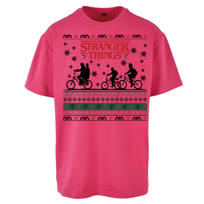 Stranger Things Christmas Oversized T Shirts