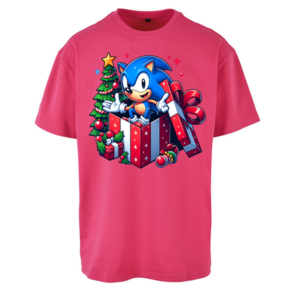 Sonic The Hedgehog Christmas Oversized T Shirts