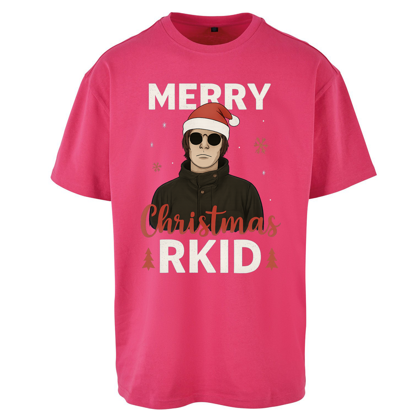 Merry Christmas RKID Oversized T Shirts
