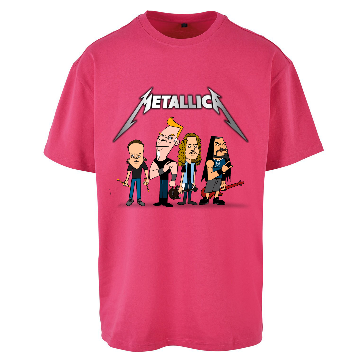 Metallica Cartoon Oversized T Shirts
