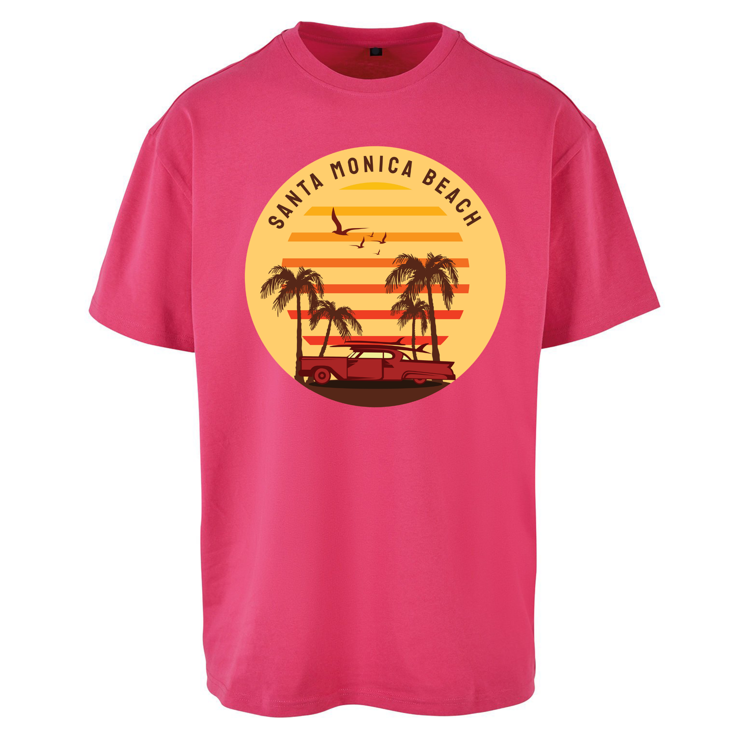 Santa Monica Beach Oversized T Shirts