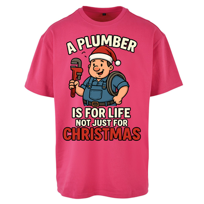 Plumber Christmas Oversized T Shirts