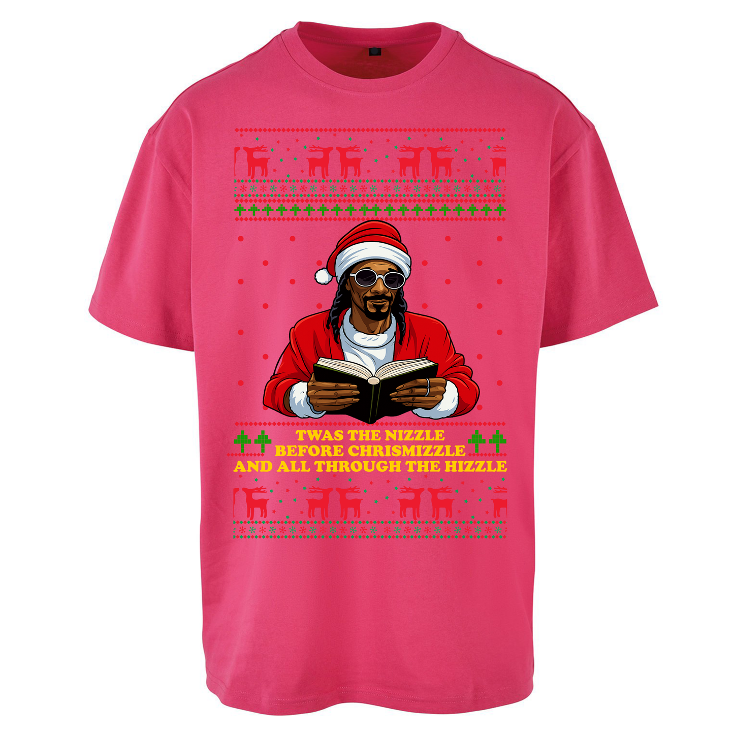 Snoop Dogg Nizzle Christmas Oversized T Shirt