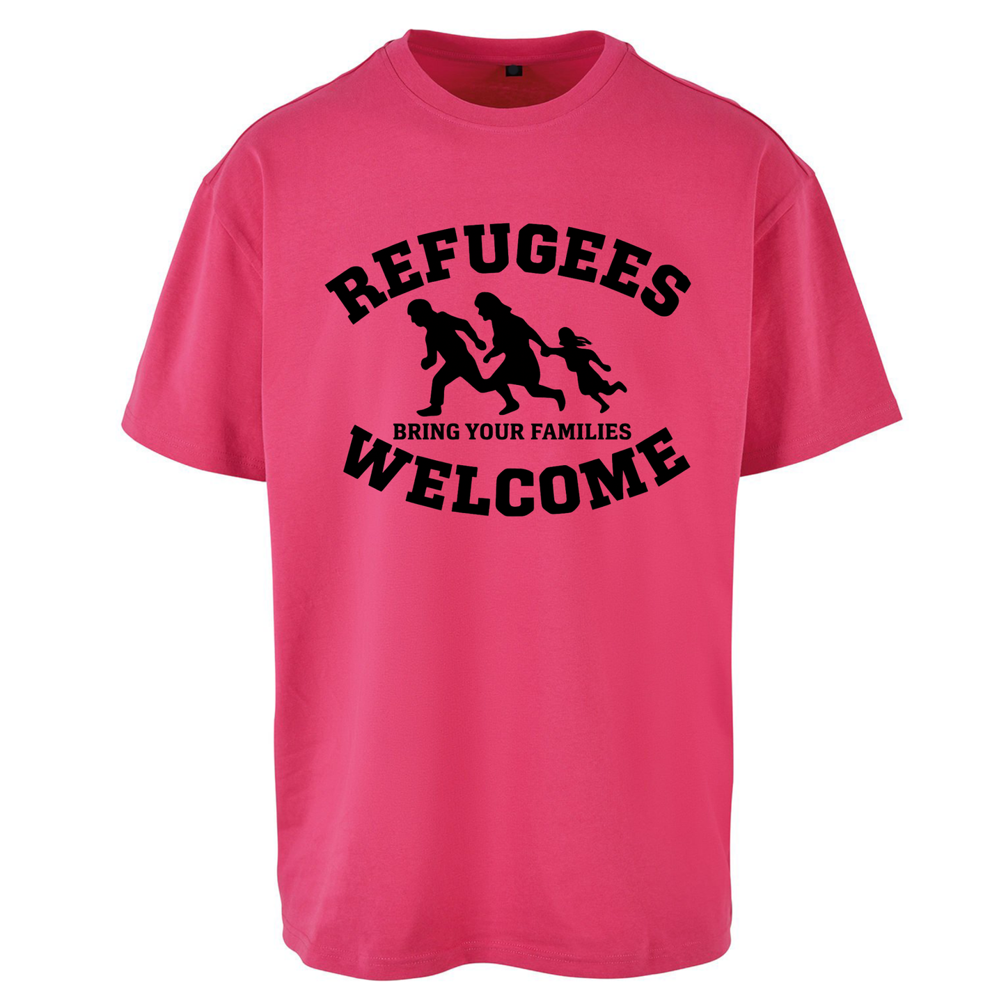 Welcome Refugees Oversized T Shirts